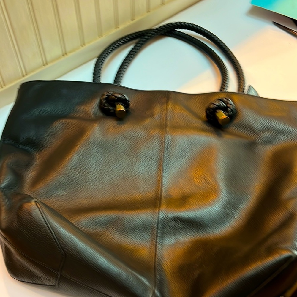 GUC Clarks Leather Work Tote - Picture 3 of 12